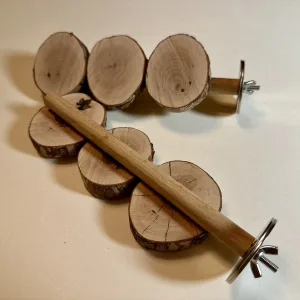 小型インコ用 ドラゴンウッド製 フラット止まり木|BirdARCADIA™