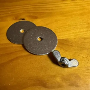 ボルト以外のステンレス鋼ワッシャーと蝶ナットのパーツ販売