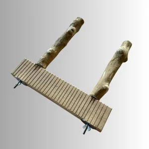 インコ・オウム用 木製Rランプ(傾斜路)ヨーロピアンブナ製|BirdARCADIA