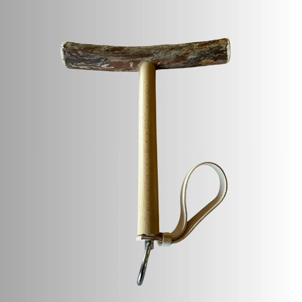 StationCue T-Perch™ ハンドグリップ型ドラゴンウッドパーチ(アビアリートレーニング用)