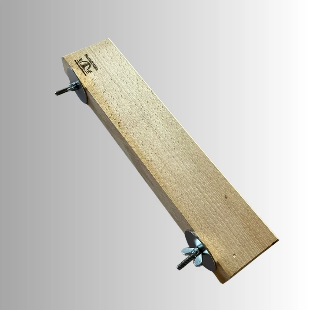 インコ・オウム用 木製Rランプ(傾斜路)ヨーロピアンブナ製|BirdARCADIA